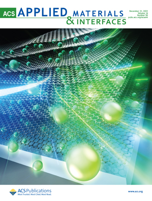 LetPub 期刊封面实例  , ACS Applied Materials & Interfaces Cover 1