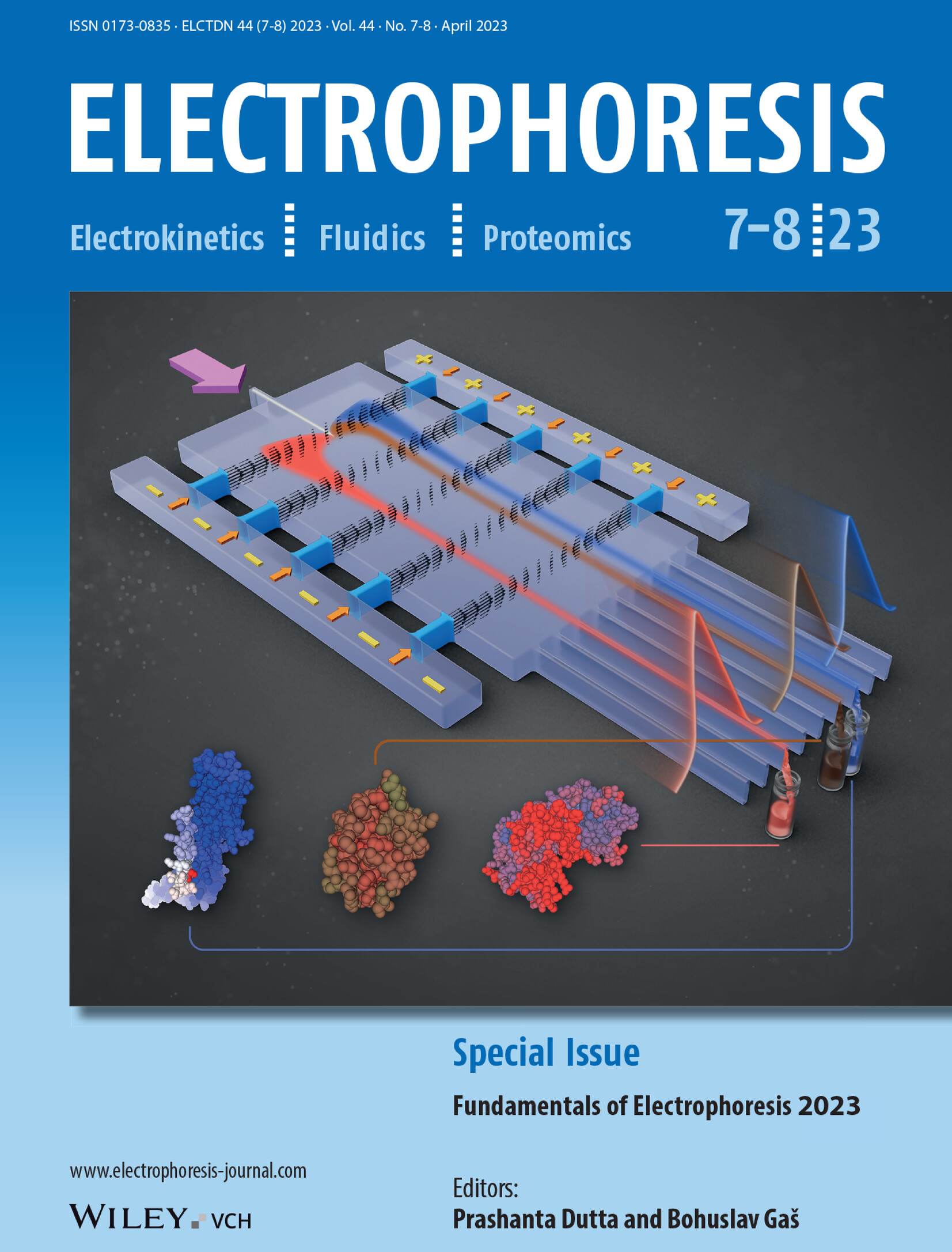 LetPub 期刊封面实例  , ELECTROPHORESIS