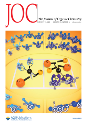 LetPub 期刊封面实例  , JOURNAL OF ORGANIC CHEMISTRY Cover 3